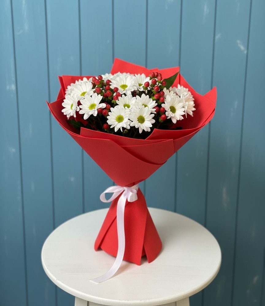 Букет цветов из: Хризантемы в Татарске