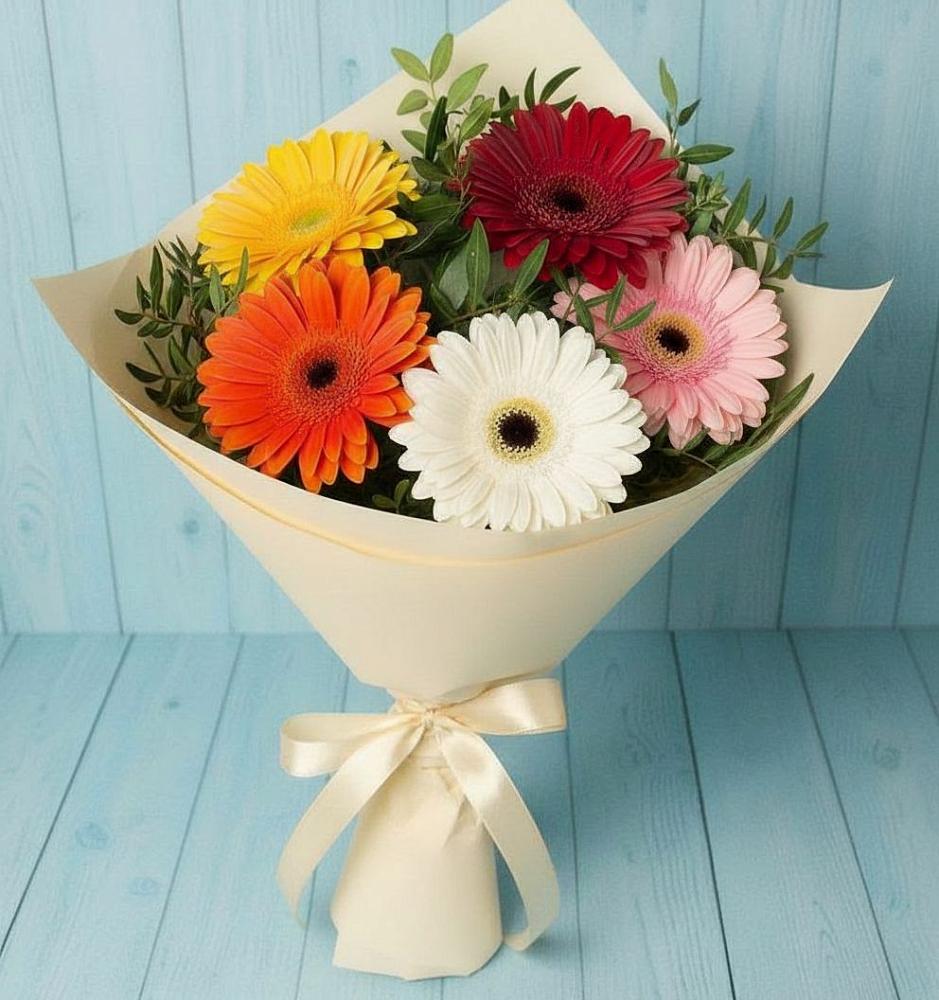 Букет цветов из: Герберы в Татарске