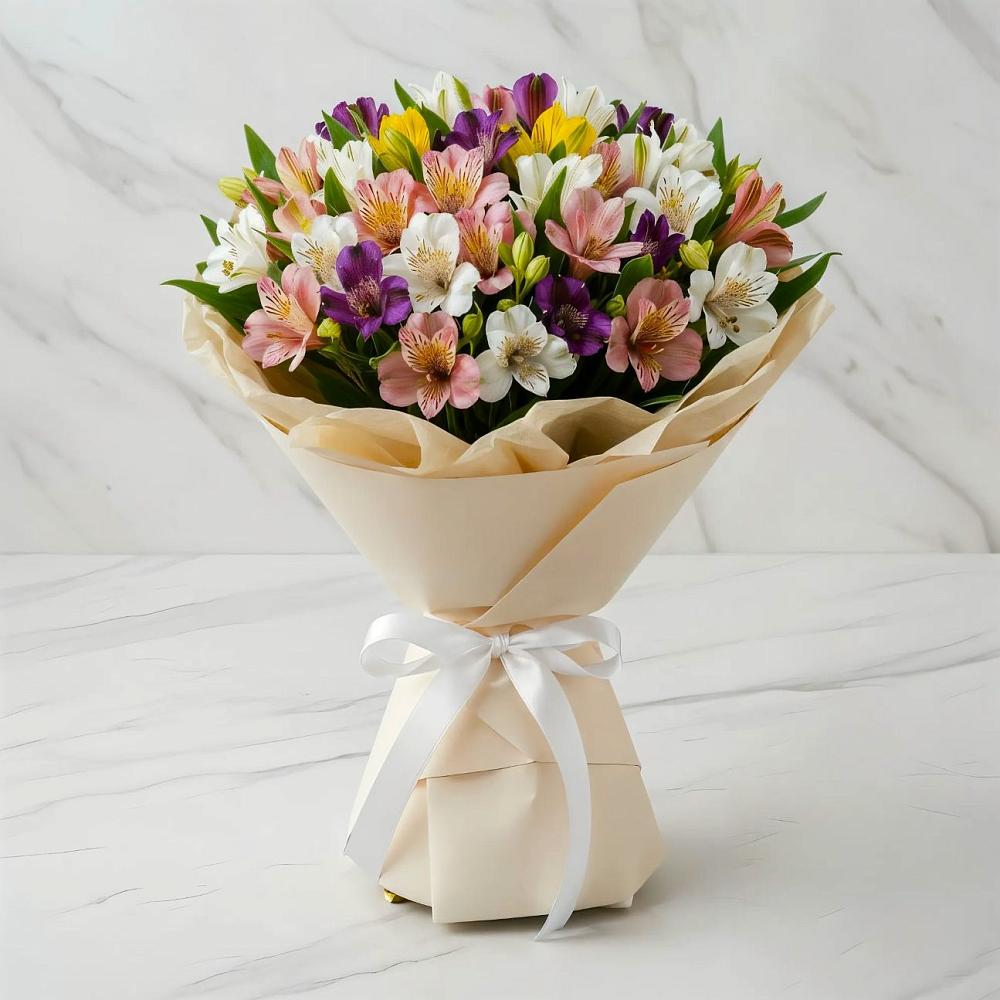 Букет цветов из: Альстромерии в Татарске