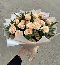 Букет Кремовые розы Латте в Татарске