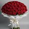 Букет 101 Красная роза Блэк Мэджик в Татарске