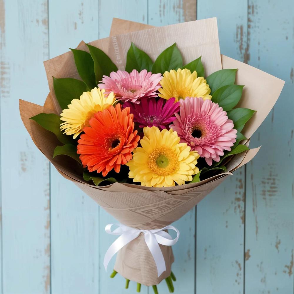 Букет цветов из: Герберы в Татарске