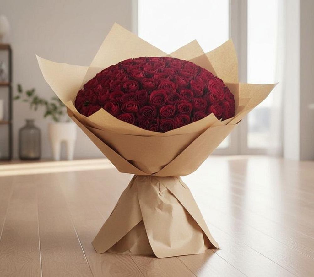 Букет 101 Красная роза в Татарске