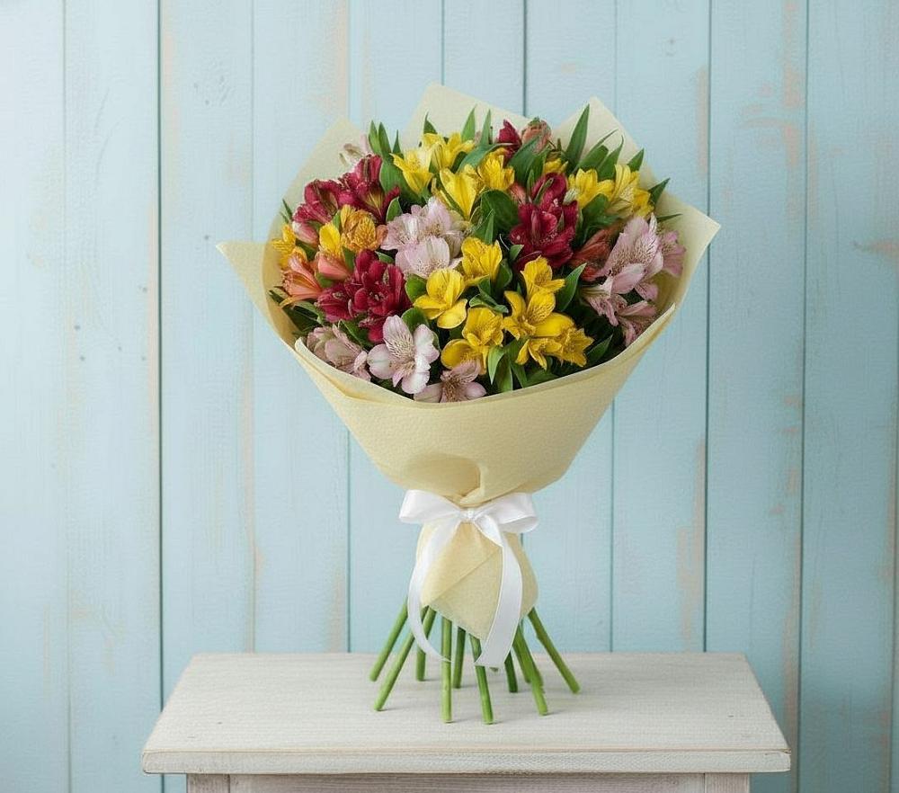 Букет цветов из: Альстромерии в Татарске