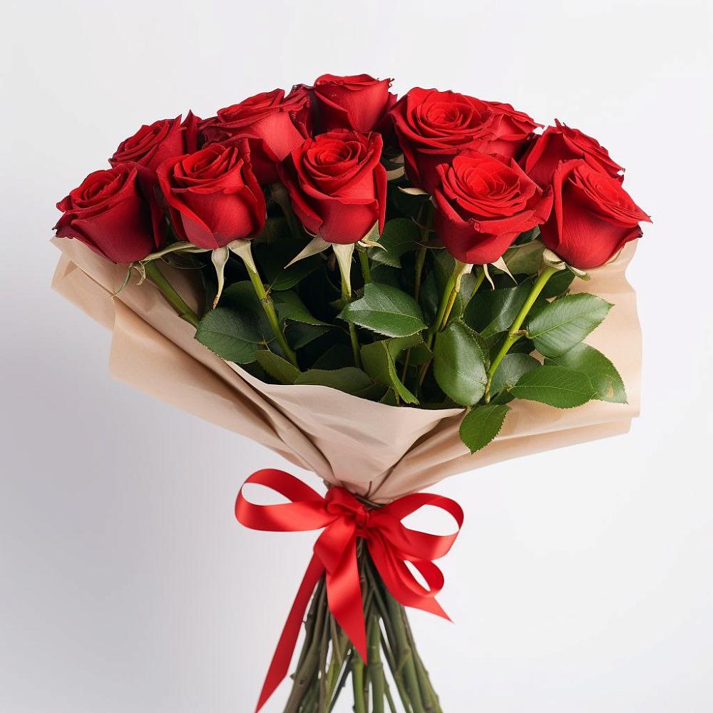 Букет 11 Красных роз Эдлесс Лав в Татарске