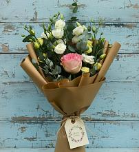 Букет цветов из:  Розы и Лизиантусы в Татарске