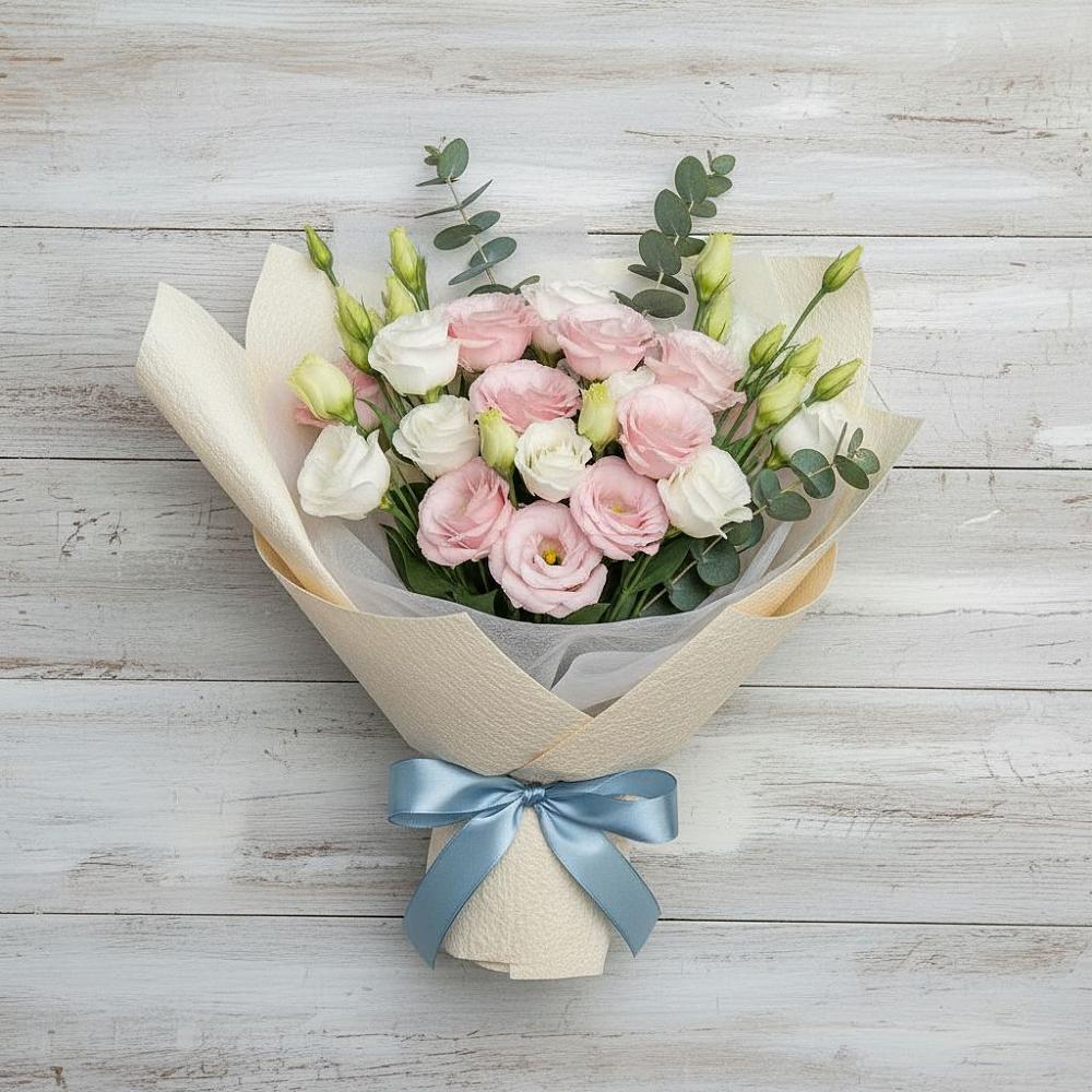 Букет цветов из: Лизиантусы в Татарске